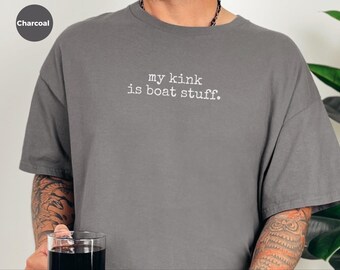 Camiseta náutica divertida, camiseta engraçada para dono de barco, minha paixão são coisas de barco, presente para capitão de barco, presente para quem ama a vida no lago