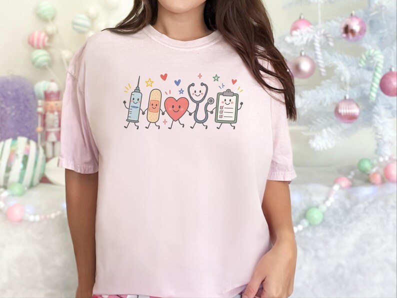 School Nurse Shirt, Pediatric Nurse Gift, Healthcare Worker Shirt, Registered Nurse Tee, Medical Professional Gift image 6