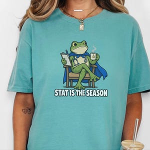 Funny Doctor Shirt, Stat Is The Season, Doctor Gift, Nurse Shirt, Frog Meme Tee, Medical Humor Shirt, ER Nurse Gift