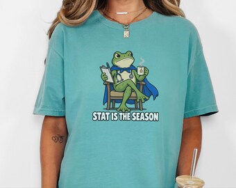 Funny Doctor Shirt, Stat Is The Season, Doctor Gift, Nurse Shirt, Frog Meme Tee, Medical Humor Shirt, ER Nurse Gift