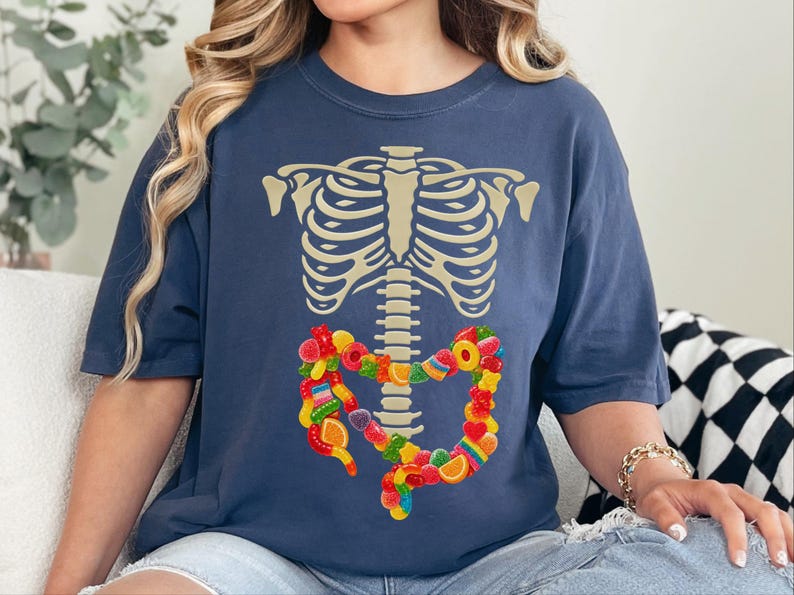 Comfort Colors Gastroenterology Department Nurse Shirt, Colonoscopy Endoscopy Technologist Tee, Digestive System Anatomy Gastroenterologist image 3