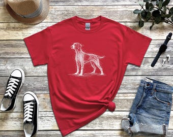 GSP Shirt, German Shorthaired Pointer Bird Dog Tee, Upland Pheasant Waterfowl Hunting Dog Shirt, German Shorthaired Pointer Dog Owner Tee