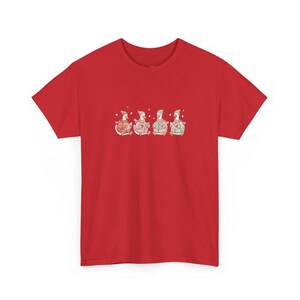 Camiseta de ganso para San Valentín, Gansos lectores de San Valentín, Camiseta acogedora para amantes de los animales lectores, Regalo de invierno para amantes de los libros, Camiseta de gansos lectores imagen 1