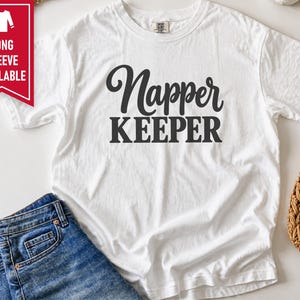 Nap Queen Shirt, Napper Keeper Gift, Funny Sleep Shirt, Nap Lover Tee, Sleepy Girl Top, Lazy Day Clothing, Sarcastic Quote Shirt image 8