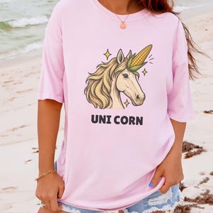 Funny Horse Shirt, Funny Unicorn Shirt, Horse Lover Gift, Funny Farm Shirt, Uni Corn Shirt, Cowgirl Gift image 7