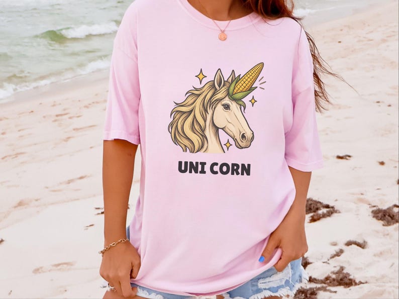 Funny Horse Shirt, Funny Unicorn Shirt, Horse Lover Gift, Funny Farm Shirt, Uni Corn Shirt, Cowgirl Gift image 7