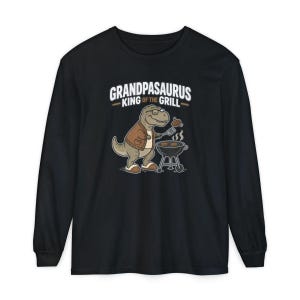 Grandpasaurus King Of Grill Shirt, Father's Day Grandpa Gift, Grill Master Tee, BBQ Lover Shirt, Funny Grandpa T-Shirt image 13