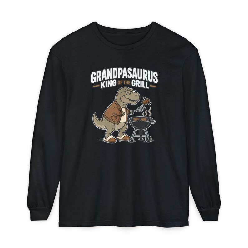 Grandpasaurus King Of Grill Shirt, Father's Day Grandpa Gift, Grill Master Tee, BBQ Lover Shirt, Funny Grandpa T-Shirt image 13