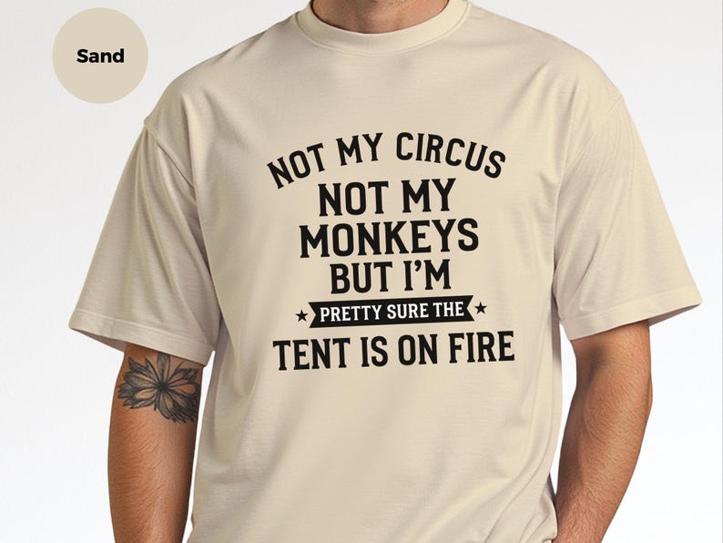 Funny Camping Shirt, Camping Humor Tee, Tent Is On Fire Shirt, Sarcastic Office Gift image 6