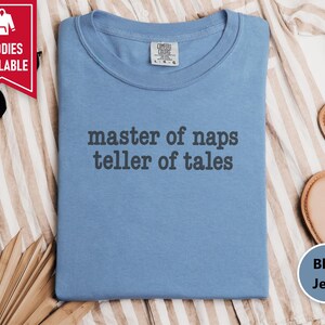 Grandpa Shirt, Funny Grandpa Gift, Master Of Naps Teller Of Tales Shirt, Pops Birthday Gift, Grandfather Tee, Typography Grandpa Shirt image 10