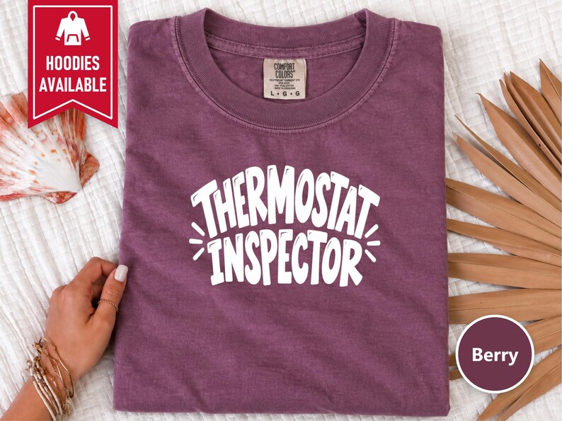 Thermostat Inspector Shirt, Funny Dad Joke Tee, Dad Birthday Gift, Sarcastic Dad Shirt, Husband Father Day Gift, Mens Funny T Shirt image 4