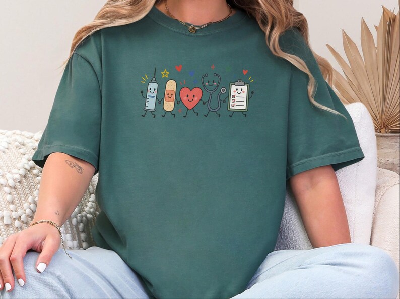 School Nurse Shirt, Pediatric Nurse Gift, Healthcare Worker Shirt, Registered Nurse Tee, Medical Professional Gift image 10