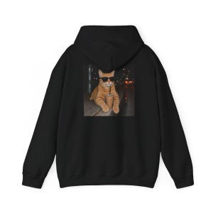Coffee Cat Shirt, Funny Cat Meme Tee, Orange Cat Mom Gift, Cat Sunglasses Shirt, Ginger Tabby Tee image 11