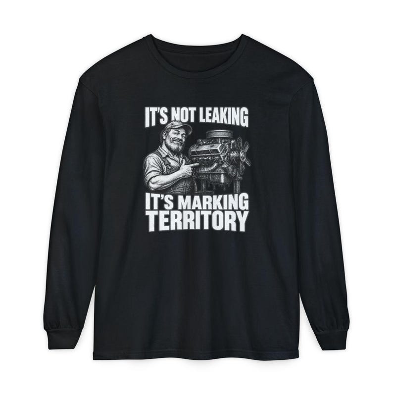 Mechanic Shirt, Funny Mechanic Gift, Car Guy T Shirt, Gearhead Apparel, Auto Shop Tee, It Is Not Leaking It Is Marking Territory image 13