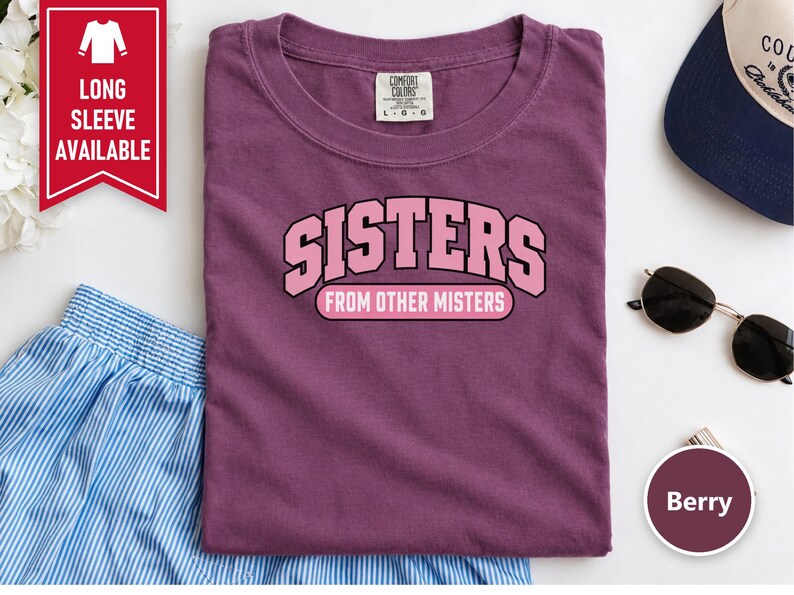 Matching Best Friend Shirt, Sisters From Other Misters Gift, Besties Matching Tee, Soul Sister Shirt image 4