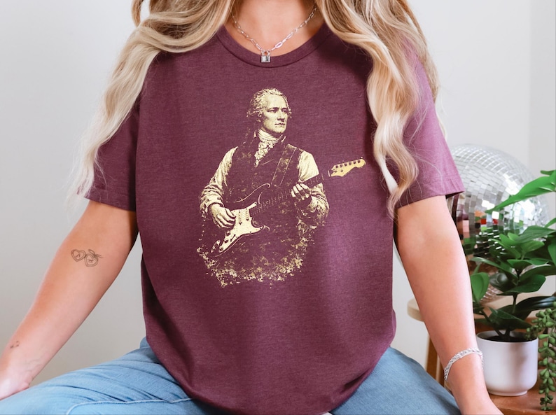 My Shot Alexander Hamilton Shirt, Founding Fathers Art, Vintage Music Print, Patriotic USA Tee, History Teachers Gift, My Shot Hamilton Tee image 8