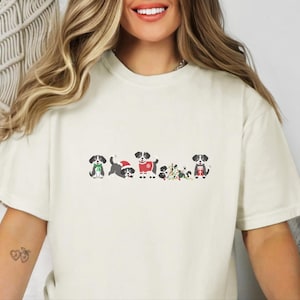 Christmas Dog Shirt, Holiday Pet Shirt, Christmas Dog Lover Gift, Festive Dog Owner Tee image 8