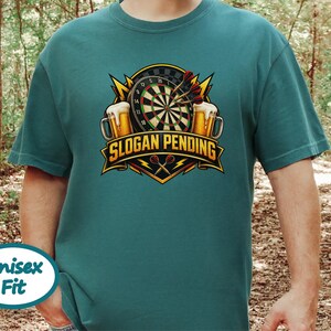Funny Darts Shirt, Darts And Beer Gift, Slogan Pending Shirt, Pub League Tee, Dart Player Shirt, Drinking Team Shirt, Dartboard Gift image 4