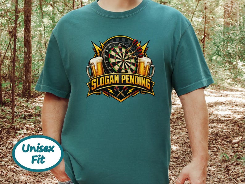 Funny Darts Shirt, Darts And Beer Gift, Slogan Pending Shirt, Pub League Tee, Dart Player Shirt, Drinking Team Shirt, Dartboard Gift image 4