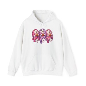 Spooky Season Shirt, Pink Ghost Sweatshirt, Cute Ghost Tee, Cozy Fall Halloween Gift image 12