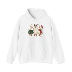 Christmas Goose Shirt, Festive Goose Sweatshirt, Funny Goose Gift, Holiday Bird Tee, Winter Animal Shirt, Ugly Christmas Sweater Style image 12