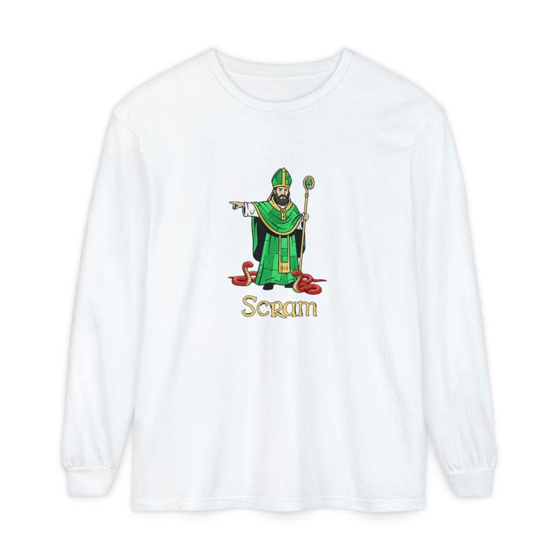 Saint Patrick Scram Shirt, Funny Saint Patrick Shirt, St Patricks Day Shirt, Irish Catholic Tee image 10