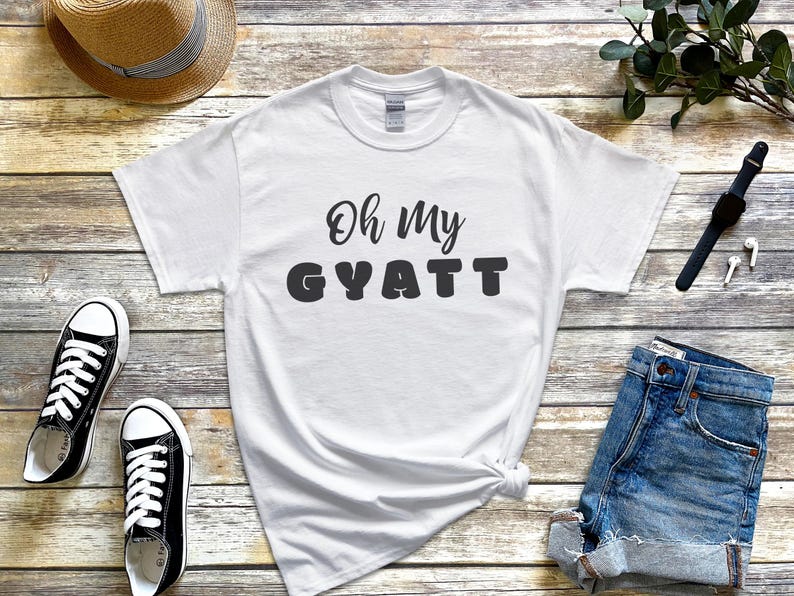 Adult Sarcasm Shirt Oh My Gyatt, Funny Gen Z Meme Tee, Curvy Girl Body Positive Tee, Thick Thighs Humor Top, Funny Gen Z Humor image 3