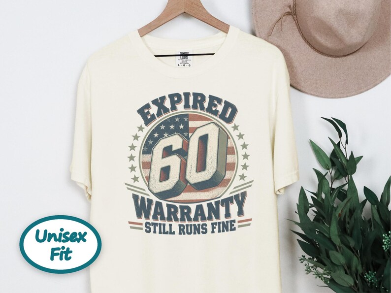 Birthday Shirt Men, 60th Birthday Gift, Mens 60th Birthday Shirt, Expired Warranty 60 Years Old Shirt, Dad 60th Gift image 8