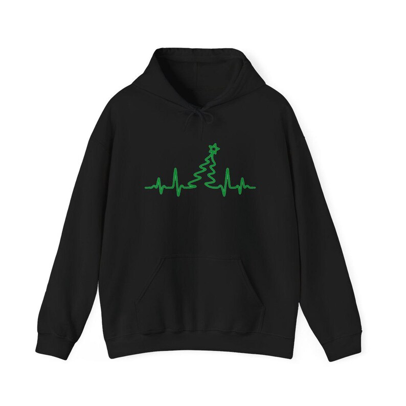Grandpa Christmas Shirt, Cardiac Nurse Gift, Christmas Tree Heartbeat Tee, Cardiology Holiday Present, Grandpa Christmas Gift image 11