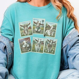Goat Farmer Shirt, Goat Lover Gift, Goat Mom Shirt, Farm Girl Shirt, Vintage Goat Tee, Goat Farmer Gift image 5