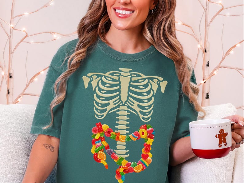 Comfort Colors Gastroenterology Department Nurse Shirt, Colonoscopy Endoscopy Technologist Tee, Digestive System Anatomy Gastroenterologist image 5