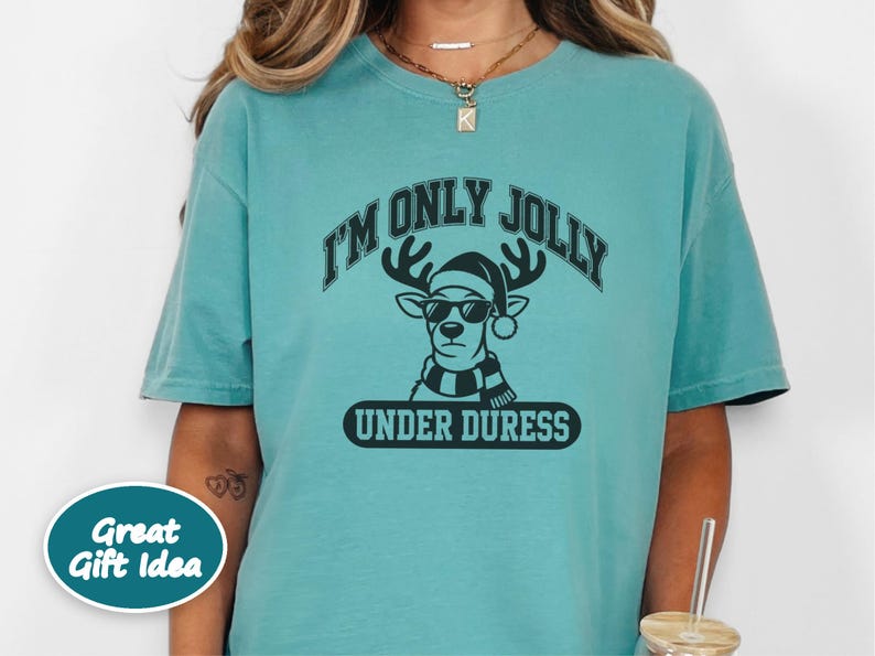 Funny Holiday Shirt, Sarcastic Christmas Sweatshirt, Funny Reindeer Tee, Sarcastic Holiday Gift, Funny Christmas Shirt image 4