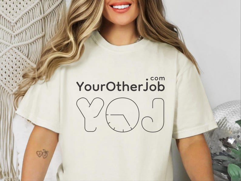 Comfort Colors Entrepreneur Graphic Designer Shirt, YourOtherJob.com Side Hustle Tshirt, Microbusiness Solopreneur Freelancer Content image 9