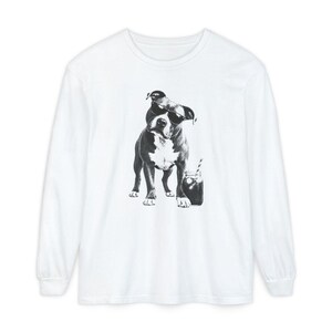 Funny Pitbull Shirt, Iced Coffee Dog Lover Gift, Pittie Mom Tee, Bully Breed Graphic Shirt, Vintage Dog Tee imagem 14