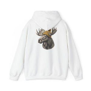 Moose Shirt, Moose Lover Gift, Vintage Animal Shirt, Wildlife Crewneck, Cabin Life Tee image 12