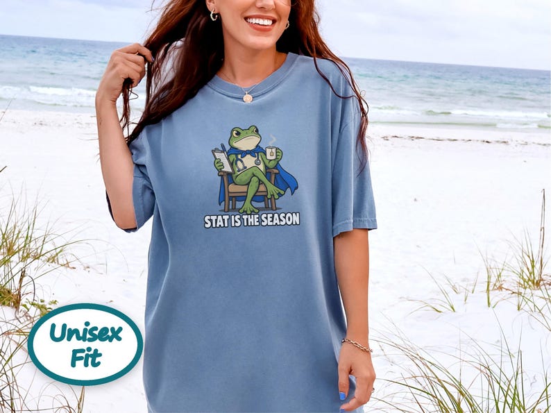 Funny Doctor Shirt, Stat Is The Season, Doctor Gift, Nurse Shirt, Frog Meme Tee, Medical Humor Shirt, ER Nurse Gift image 10