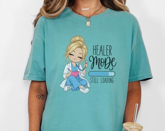 Future Nurse Shirt, Cute Nurse Gift, Student Nurse Tee, Nurse In Progress, Healer Mode Loading, Graduation Gift for RN
