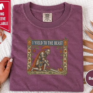 Medieval Knight Shirt, Weird Medieval Guy Tee, Ren Faire Shirt, History Buff Gift, Funny Medieval Humor Tee immagine 9