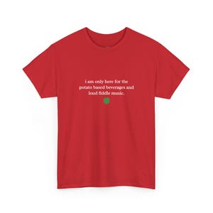 Socially Awkward St Patricks Day Drinking Shirt for Introverts and Fiddle Music Lovers | Funny Irish Pub Crawl Tee with Niche Humor and image 1