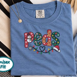 Camiseta navideña para enfermera pediátrica, regalo festivo para enfermera pediátrica, sudadera navideña para enfermera, top navideño para enfermera pediátrica imagen 13