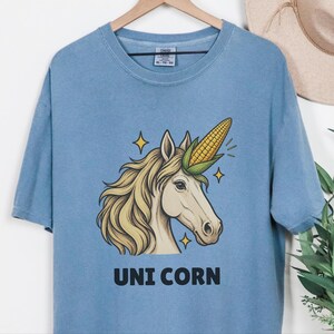 Funny Horse Shirt, Funny Unicorn Shirt, Horse Lover Gift, Funny Farm Shirt, Uni Corn Shirt, Cowgirl Gift image 8