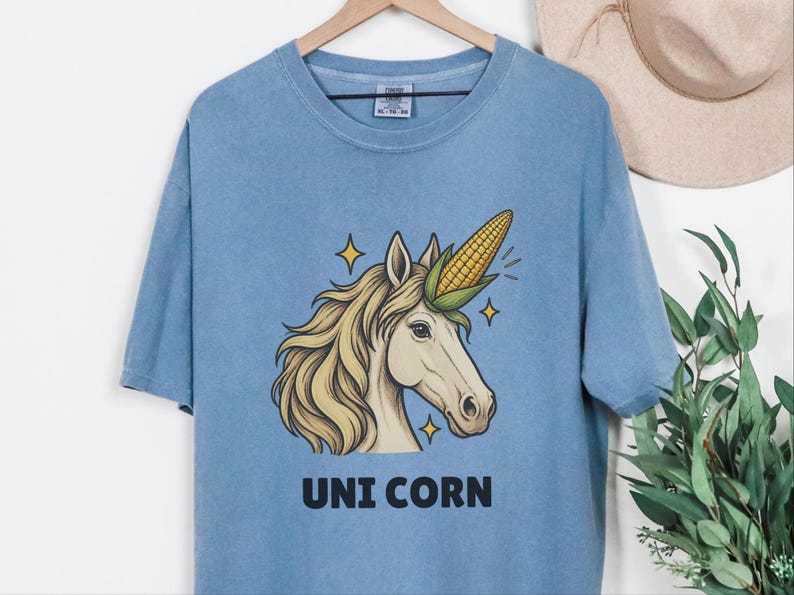 Funny Horse Shirt, Funny Unicorn Shirt, Horse Lover Gift, Funny Farm Shirt, Uni Corn Shirt, Cowgirl Gift image 8