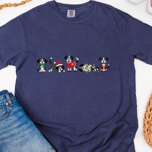 Christmas Dog Shirt, Holiday Pet Shirt, Christmas Dog Lover Gift, Festive Dog Owner Tee image 6