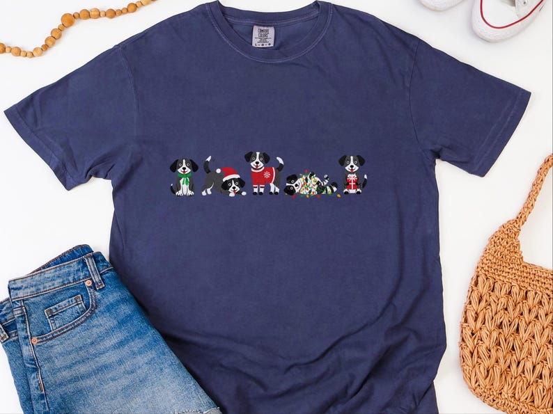 Christmas Dog Shirt, Holiday Pet Shirt, Christmas Dog Lover Gift, Festive Dog Owner Tee image 6