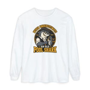 Billiards Shirt, Funny Pool Shark Shirt, Pool Player Gift, 8 Ball Shirt, Shark Graphic Tee, Billiard Lover Gift, Pool Hall Shirt image 14