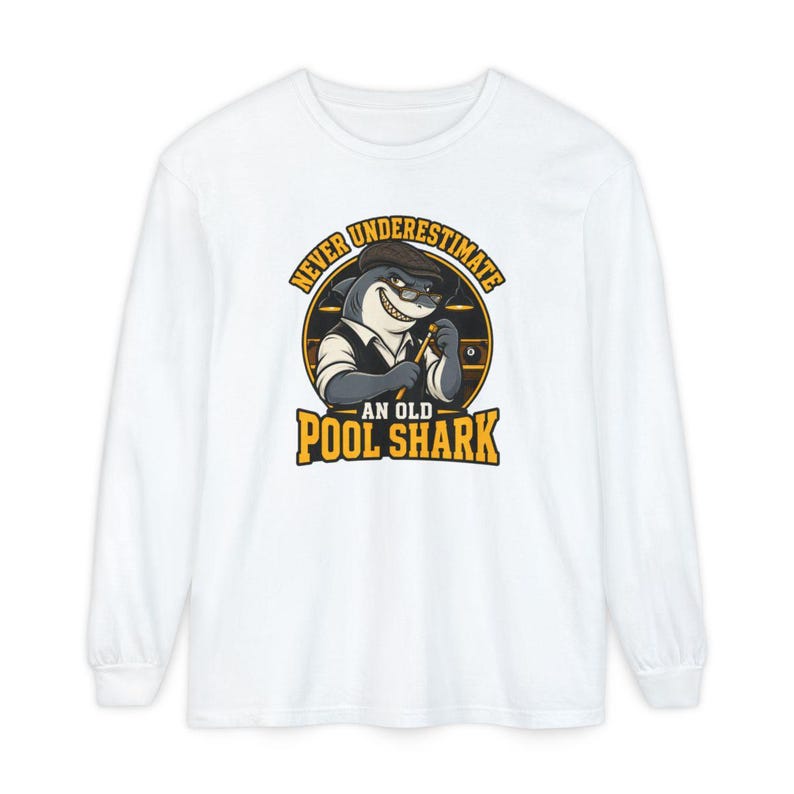 Billiards Shirt, Funny Pool Shark Shirt, Pool Player Gift, 8 Ball Shirt, Shark Graphic Tee, Billiard Lover Gift, Pool Hall Shirt image 14