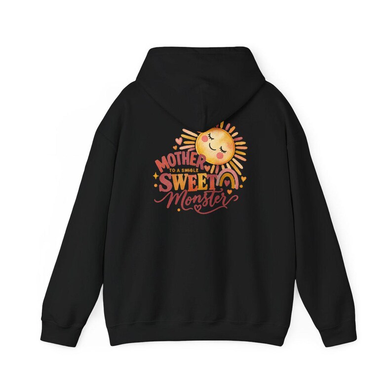 Mother To A Single Sweet Monster Shirt, Retro Sun Mom Gift, Funny Boy Mom Tee, Mother Day Gift, Cute Mama Shirt image 11