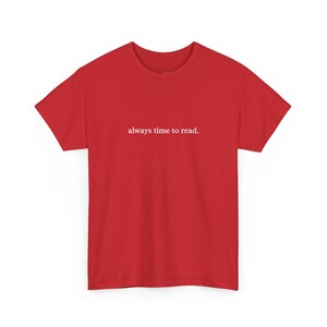Always Time To Read Booktok Gift - Cozy Book Lover Shirt, Aesthetic Reading Gift for Bibliophiles and Bookworm Readers Sweatshirt immagine 1