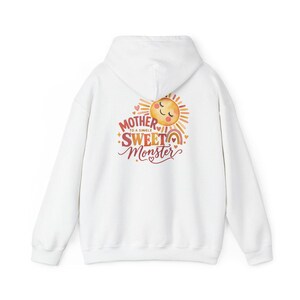 Mother To A Single Sweet Monster Shirt, Retro Sun Mom Gift, Funny Boy Mom Tee, Mother Day Gift, Cute Mama Shirt image 12