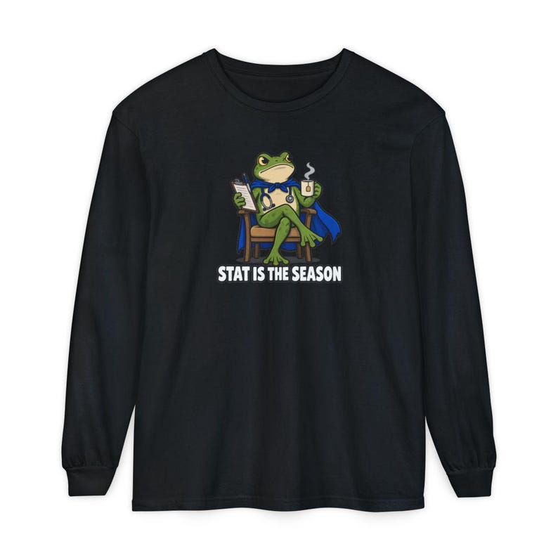 Funny Doctor Shirt, Stat Is The Season, Doctor Gift, Nurse Shirt, Frog Meme Tee, Medical Humor Shirt, ER Nurse Gift image 13